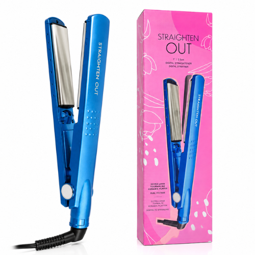 StraightenOut Professional Hair Straightener – Fast Heat, Smooth Ceramic Plates & Frizz-Free Styling