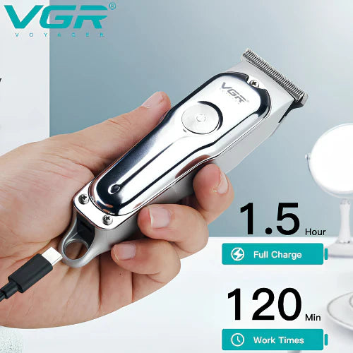 VGR V-071 Hair Cutting Machine Electric Hair Clipper Professional Haircut Machine Mini Barber Rechargeable Hair Trimmer for Men