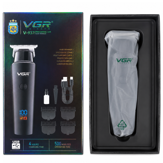VGR V-937 Professional Corded and Cordless Hair Trimmer - Gudam Ghar