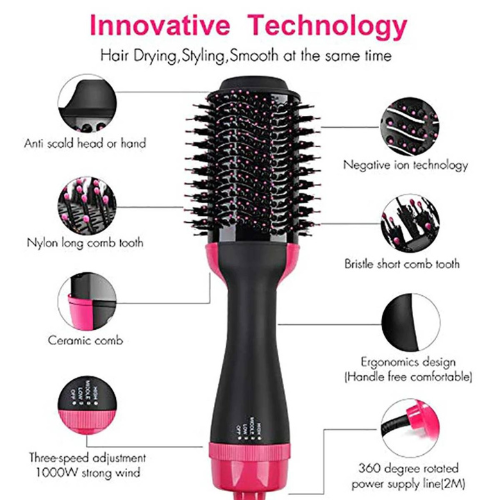 One Step Hair Dryer Style Hair Dryer 3 in 1 Negative Ion Hot Air Dryer