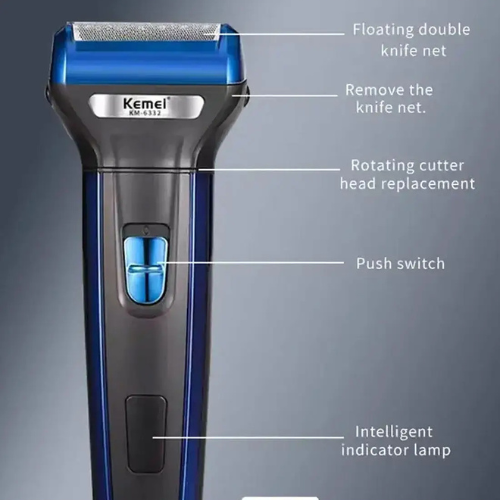 KEMEI 3 in 1 Professional Rechargeable Hair Clipper Trimmer & Shaver