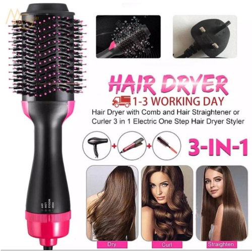 One Step Hair Dryer Style Hair Dryer 3 in 1 Negative Ion Hot Air Dryer