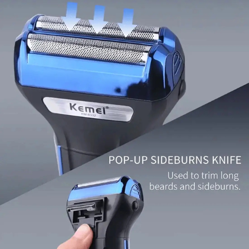 KEMEI 3 in 1 Professional Rechargeable Hair Clipper Trimmer & Shaver