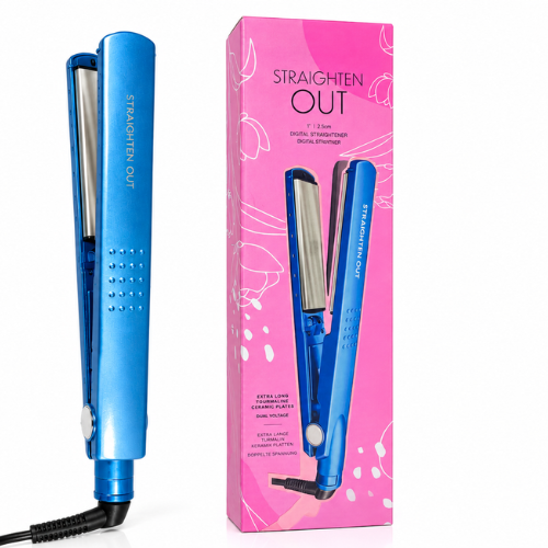 StraightenOut Professional Hair Straightener – Fast Heat, Smooth Ceramic Plates & Frizz-Free Styling